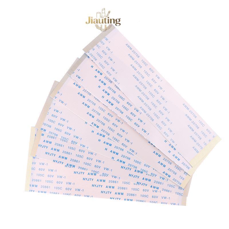 Jiauting 5 Chiếc Cáp Mềm FFC Mạ Vàng AWM 20706 105C 60V VW-1 0.5MM Pitch 50 / 55 / 60 / 64 / 68 / 80