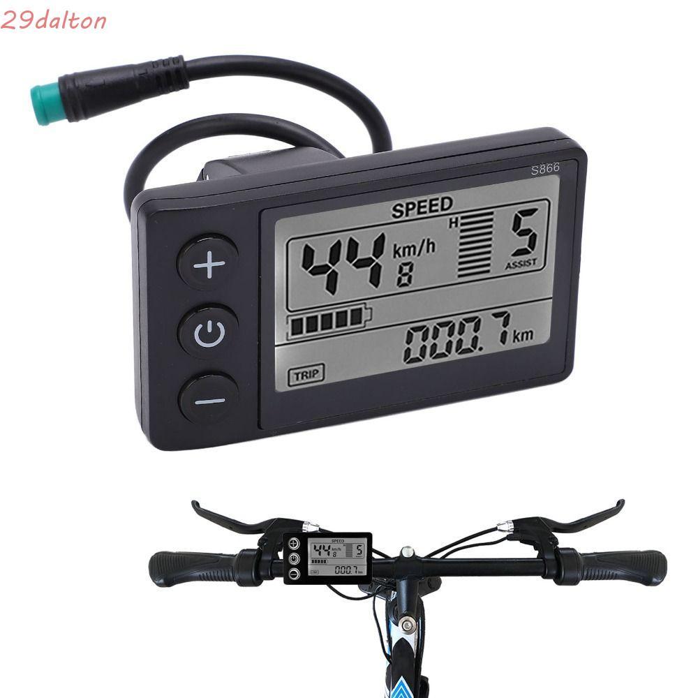Bảng điều khiển xe đạp điện DALTON, Màn hình lớn Màn hình LCD xe đạp điện 24V 36V 48V, Màn hình LCD 