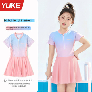 Đồ bơi một mảnh cho bé gái BEESWIM 2518, Đồ Bơi Liền Thân Bé Gái Chất Thun Lạnh Cao Cấp