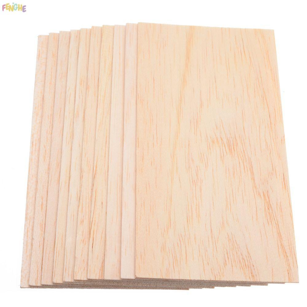 FENGHE Basswood Ván ép Điêu khắc Mô hình thủ công DIY Chip gỗ Đồ chơi Balsa Vật liệu xây dựng Tấm gỗ