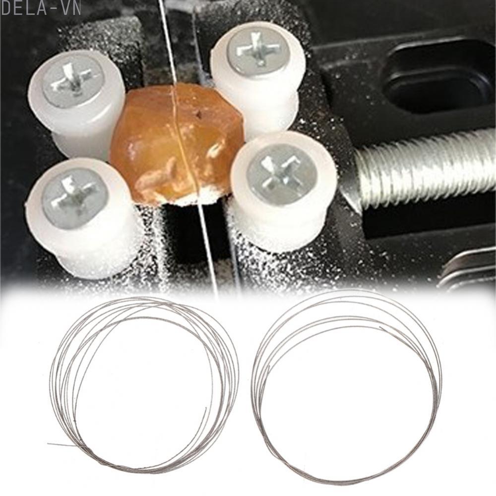 Professional Grade Diamond Wire Saw Blades for Gemstones & Glass Cutting#DELA