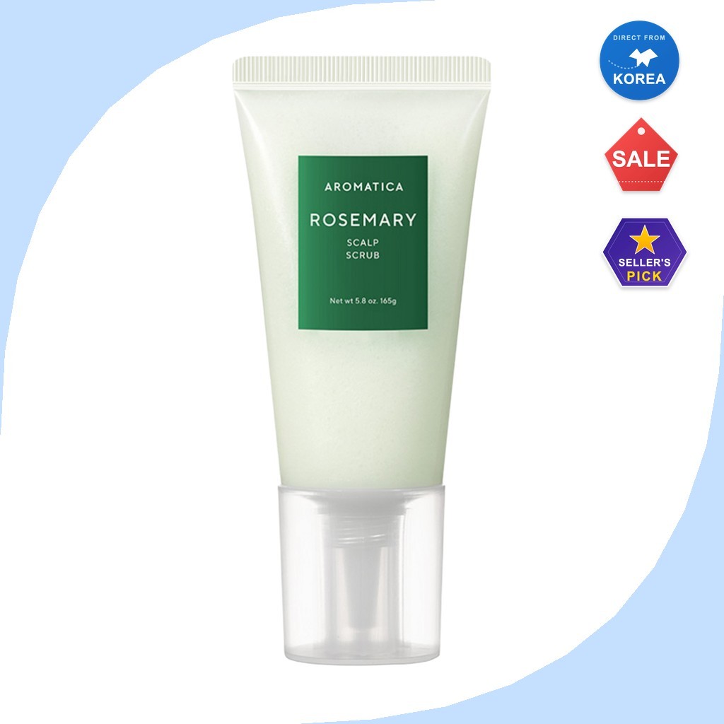 [aromatica] Tẩy tế bào chết da đầu hương thảo, 165g, 1 cái/ Tẩy tế bào chết da đầu Hàn Quốc/ Chính h