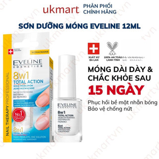 Dưỡng Móng Eveline 8w1 Total Action 12ml
