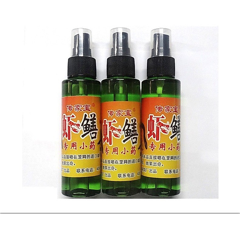 Mồi Dụ Tôm, Lươn Dạng Xịt Đặc Biệt 120ml Siêu Nhậy