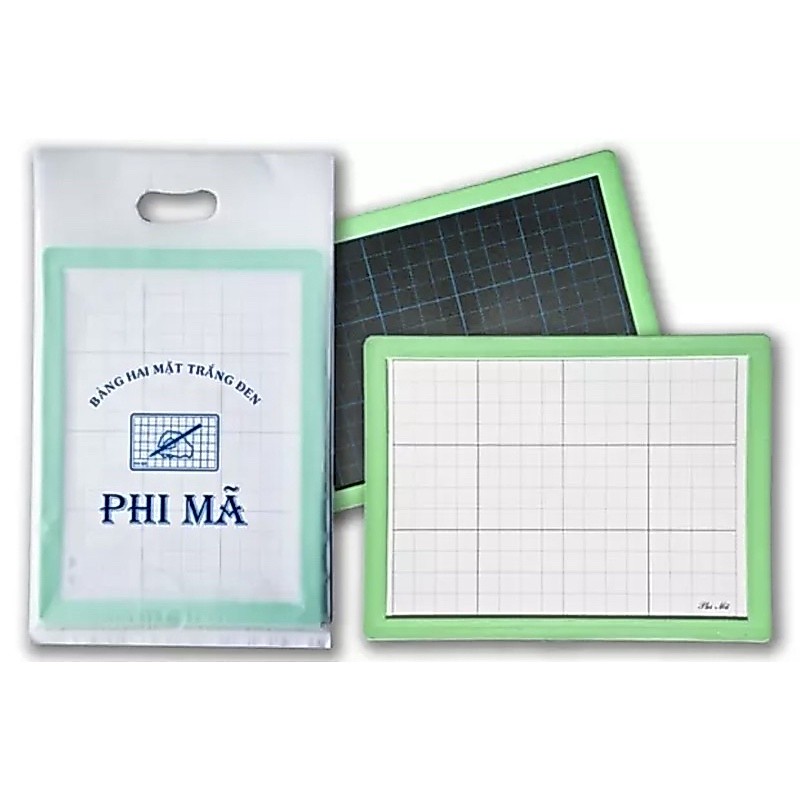 [ 2 CÁI ] Bảng con, bảng viết bút lông cho học sinh Phi Mã 2 mặt - Văn phòng phầm Bảo Quân