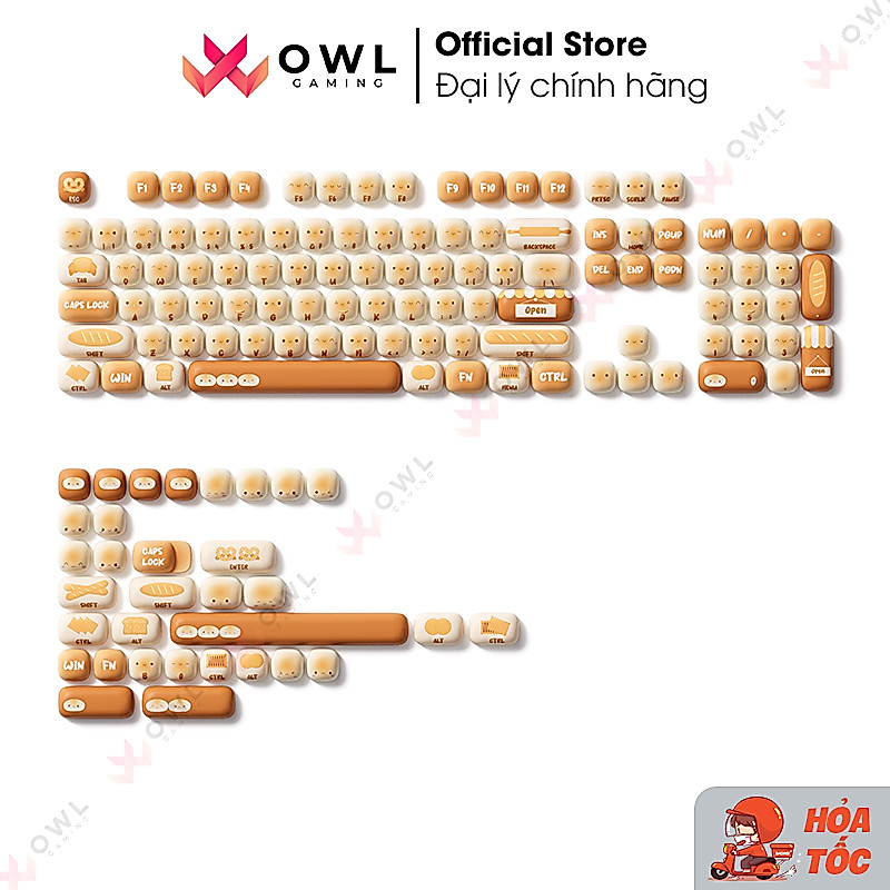 Set keycap AKKO Bun Wonderland (138-key)