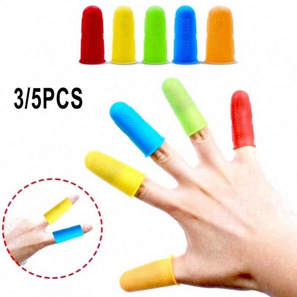 [DOLLDOLL-VN]Anti cut Anti scald Finger Protector Sleeve Cover Heat Resistant for Kitchen Use