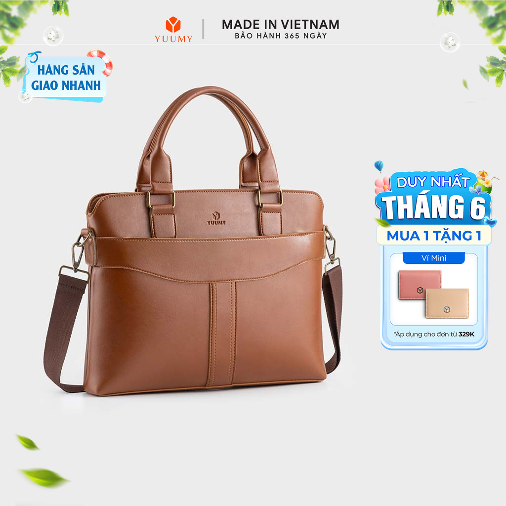 Cặp Công Sở Yuumy (Thời trang nữ đi làm cỡ lớn - Cặp da CAYM06) Bagsmart