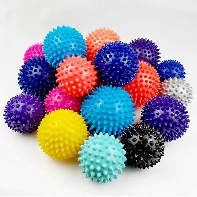 PVC Thorn Ball Yoga Massage Ball Fitness Fascia Ball Grip Ball Foot Hedgehog Ball Fascia Relax Ball 