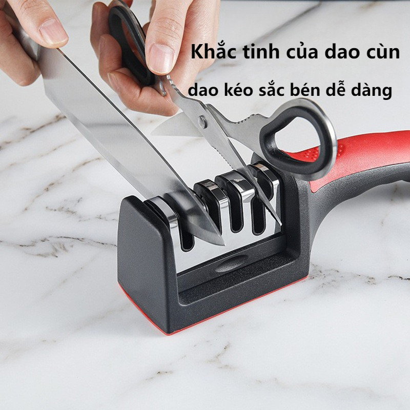 Máy mài dao chống trượt, đáy silicon diện tích kép, chắc chắn không lệch