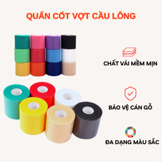  Quấn Cốt Vợt Cầu Lông Giúp Lót Cho Cán Vợt Mềm Mại Cầm Nắm Êm Tay 