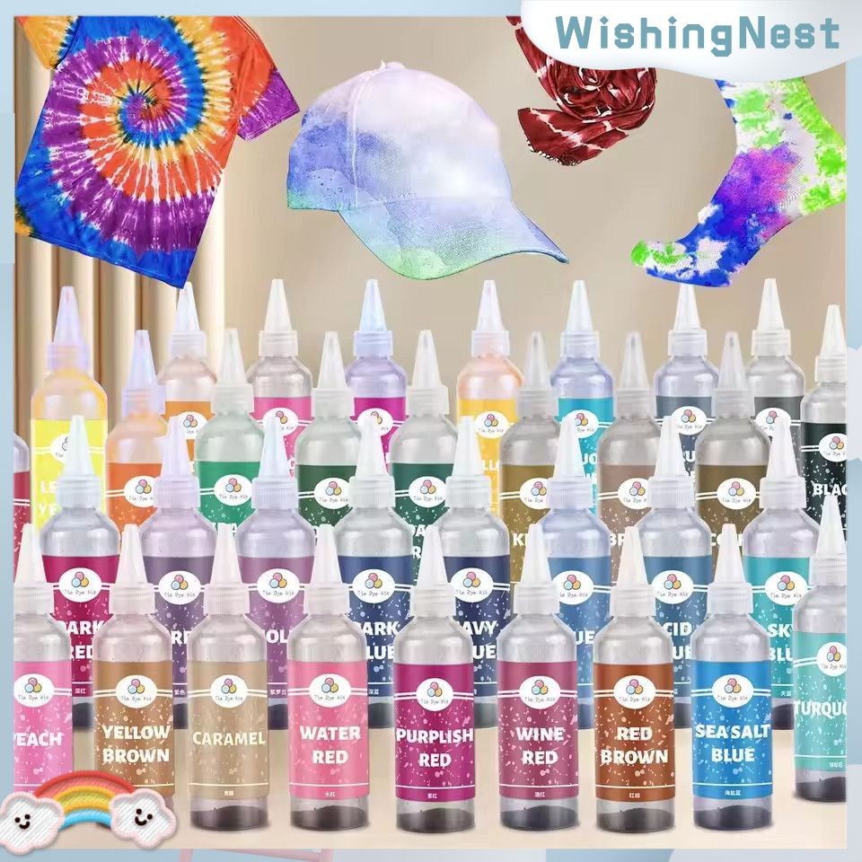 [COD] Bột nhuộm vải tự làm 2g đổi màu miễn phí vận chuyển Thuốc nhuộm màu tân trang cho vải quần áo 