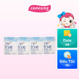  Sữa tươi tiệt trùng TH true Milk có đường 110ml  lốc 4 hộp  - Con Cưng 