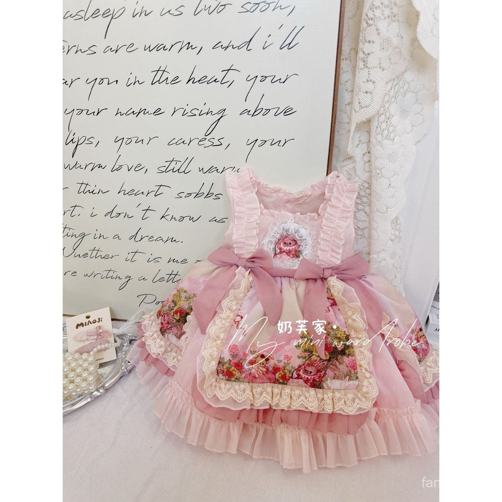 Cute Princess Dress Summer New Children's Dress Fashionable Birthday Dress Baby