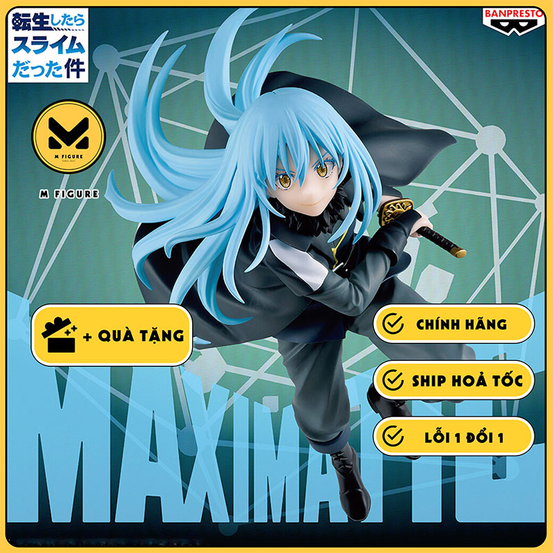 MÔ HÌNH Tensei Shitara Slime Datta ken - Rimuru Tempest - Maximatic (Bandai Spirits) FIGURE CHÍNH HÃ
