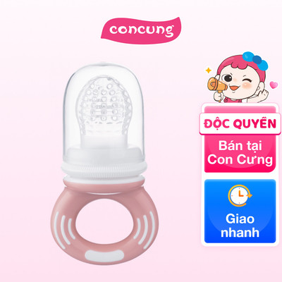 Túi nhai ăn dặm cho bé Animo (hồng, L, RK-3342)