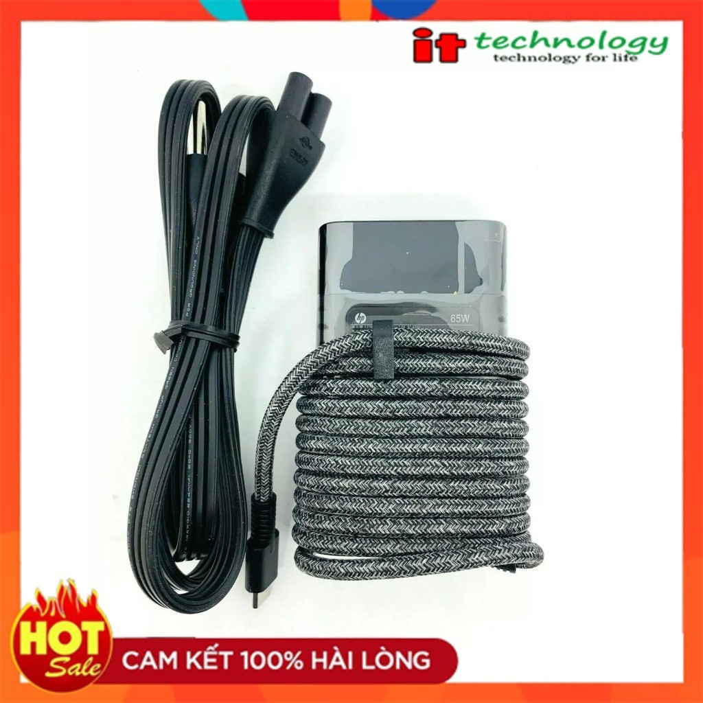 Sạc 65W USB C Power Charger For HP Elite x2 1013 G3 G8 Tablet (28R55AV) 4F747EC