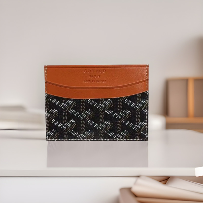 2025 Phong Cách Mới Goyard Goyard Goyard Hộp Đựng Thẻ Nam Nữ Thời Trang Tinh Tế Thay Đổi Thẻ Với Hai