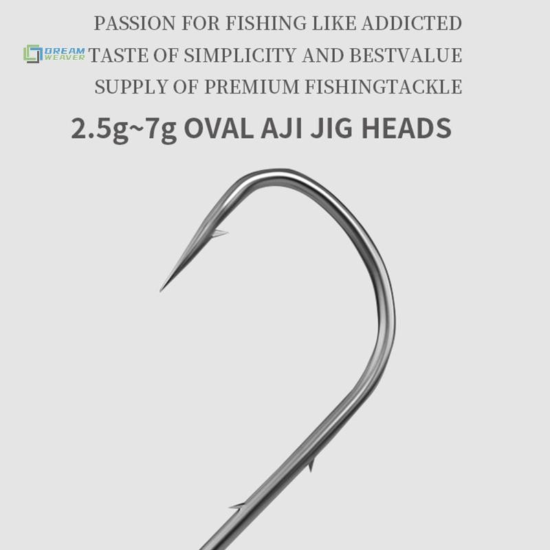 [Dream] 5 Cái 3.5g 5g 7g 10g Móc Giun Có Chậu Rửa Tròn Offset Móc Câu Cá Thép Carbon Cao Jig Crank H