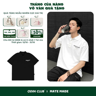 Áo Polo Oversize ODIN CLUB, Áo phông cộc tay có cổ nam nữ form rộng, Local Brand ODIN CLUB