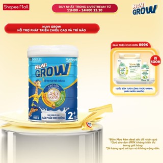 Sữa Bột Nuvi Grow phát triển chiều cao Trên 2 tuổi Lon 900g