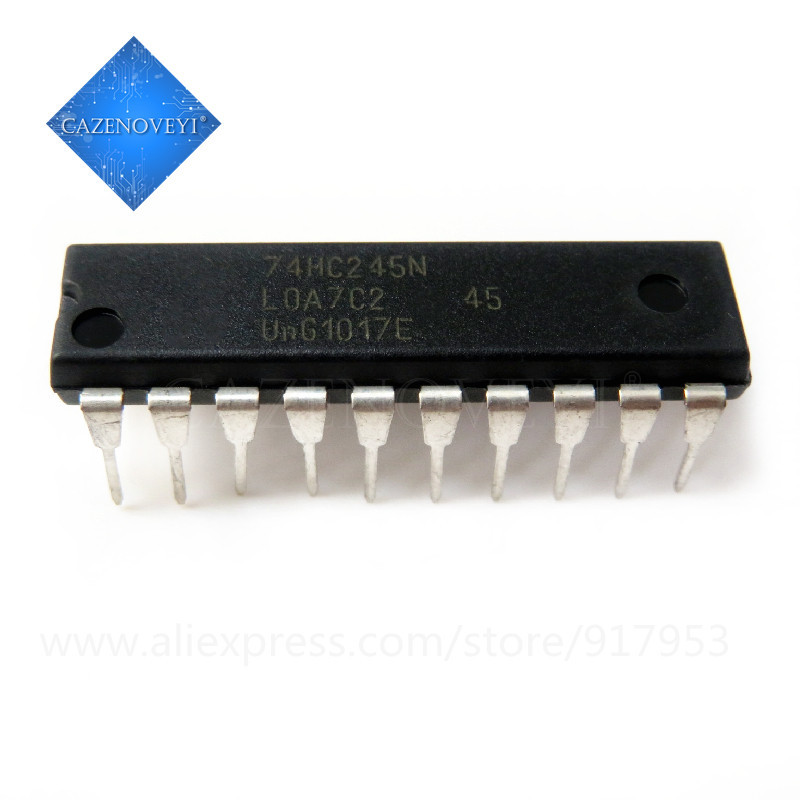 10 Cái SN74HC245N SN74HC245 74HC245N 74HC245 DIP-20 chip gốc mới