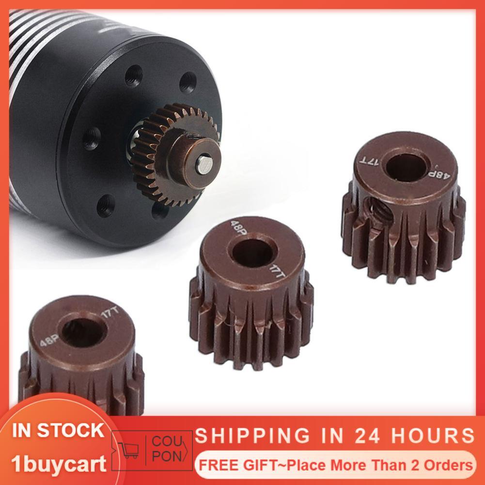 1buycart1 SUNGOOYUE 3 Bánh Răng Bánh Răng Thép 48DP 17T Cho 1 10 Xe RC Động Cơ Không Chổi Than Trục 