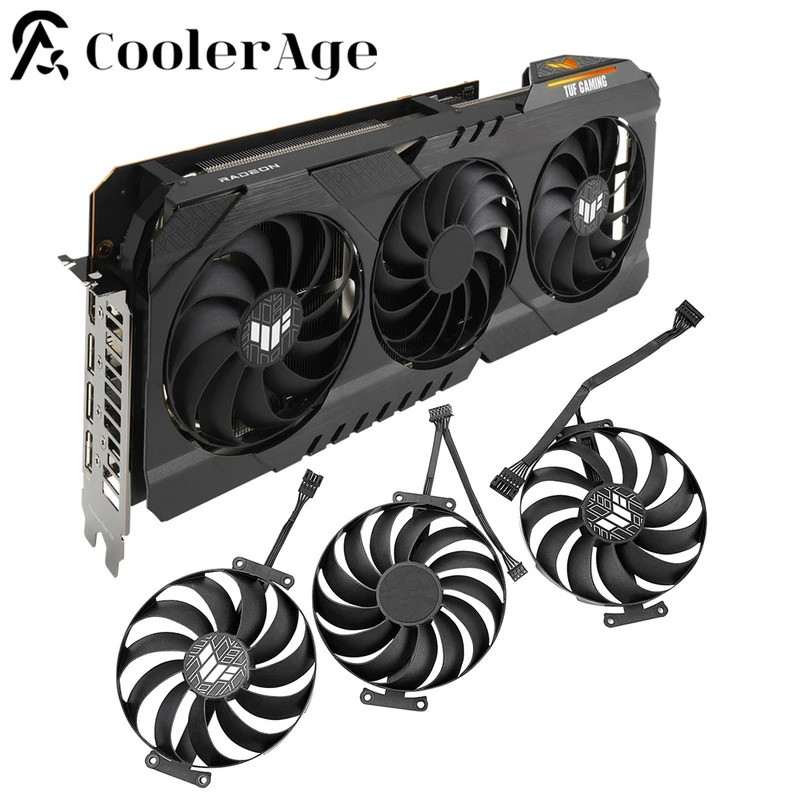 * Thay thế quạt làm mát 95MM CF1010U12S chính hãng cho ASUS TUF Gaming Radeon RX 6700 6800 6900 XT O