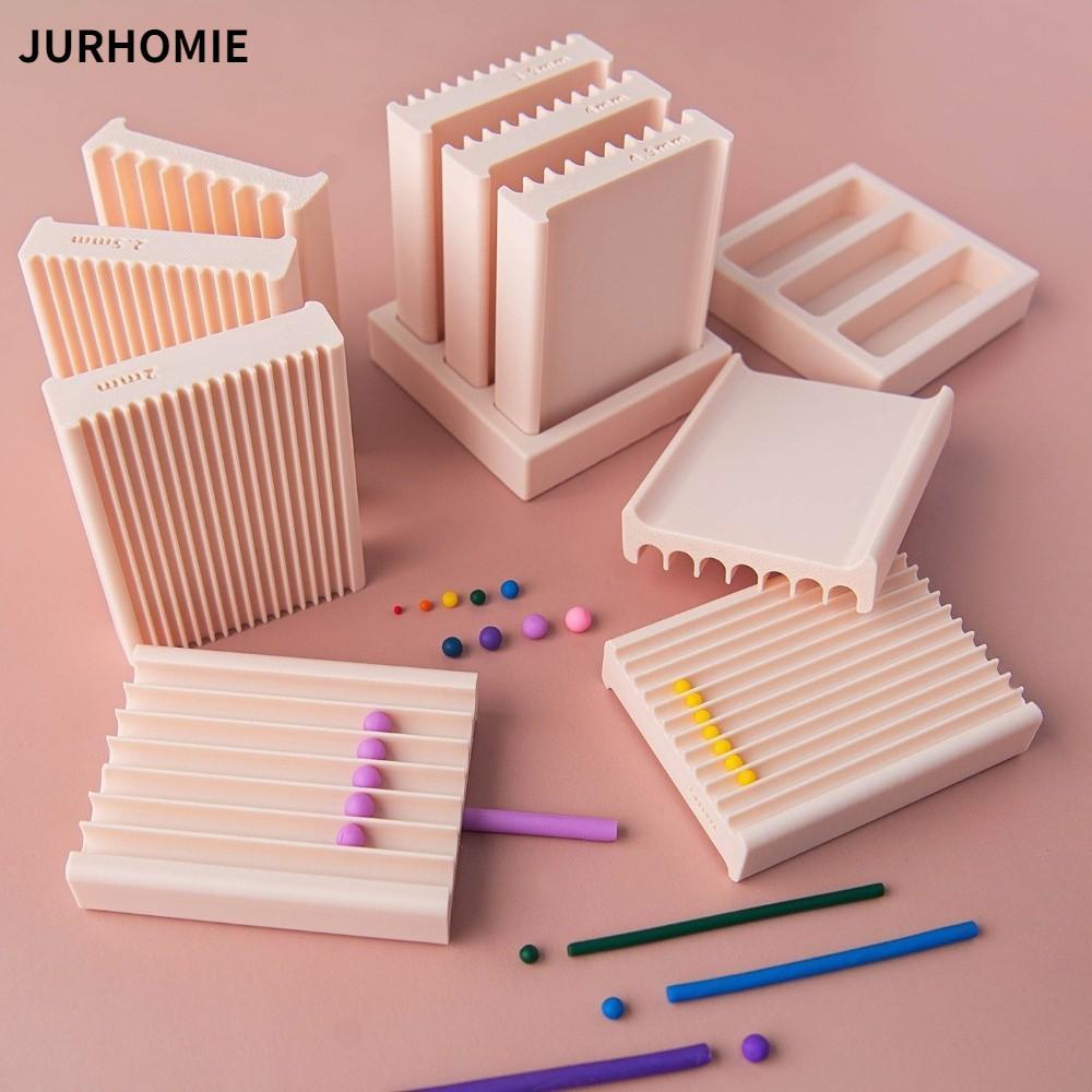 JURHOMIE Clay Ball Maker, Mini Clay Ball Hand Rolling Clay Ball Rub Mold, 2 trong 1 Rolling Strip Mo