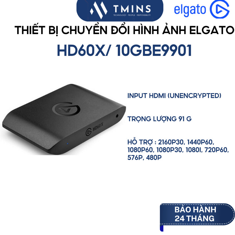 Thiết bị chuyển đổi hình ảnh Elgato HD60X/ 10GBE9901 - Hàng chính hãng