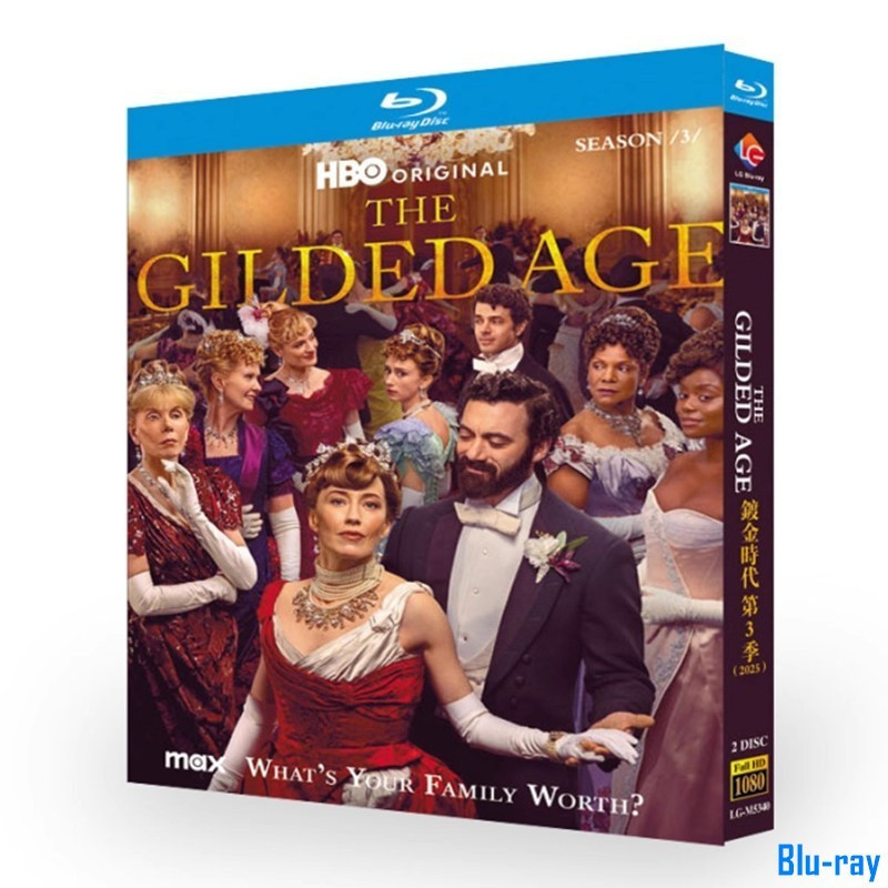 [THƯƠNG HIỆU MỚI SEALED] Phim truyền hình Mỹ The Gilded Age Season 3 (2025) Hộp Blu-ray 2 đĩa