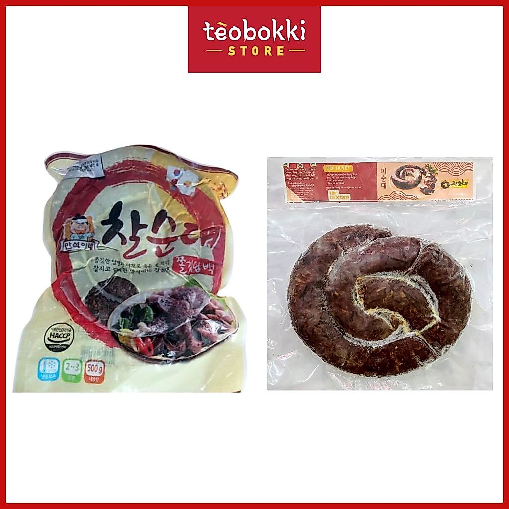[SHIP HCM] Sundae (dồi) Daesang - Dồi heo Sundae huyết Jin 500g 500g