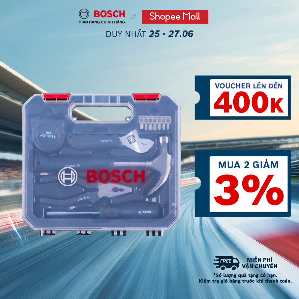 Bộ dụng cụ đa năng Bosch 12 món