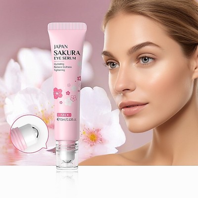 Serum Hoa Anh Đào LAIKOU 15ml Giảm Căng Thẳng Nếp Nhăn Chăm Sóc Vùng Da Quanh Mắt