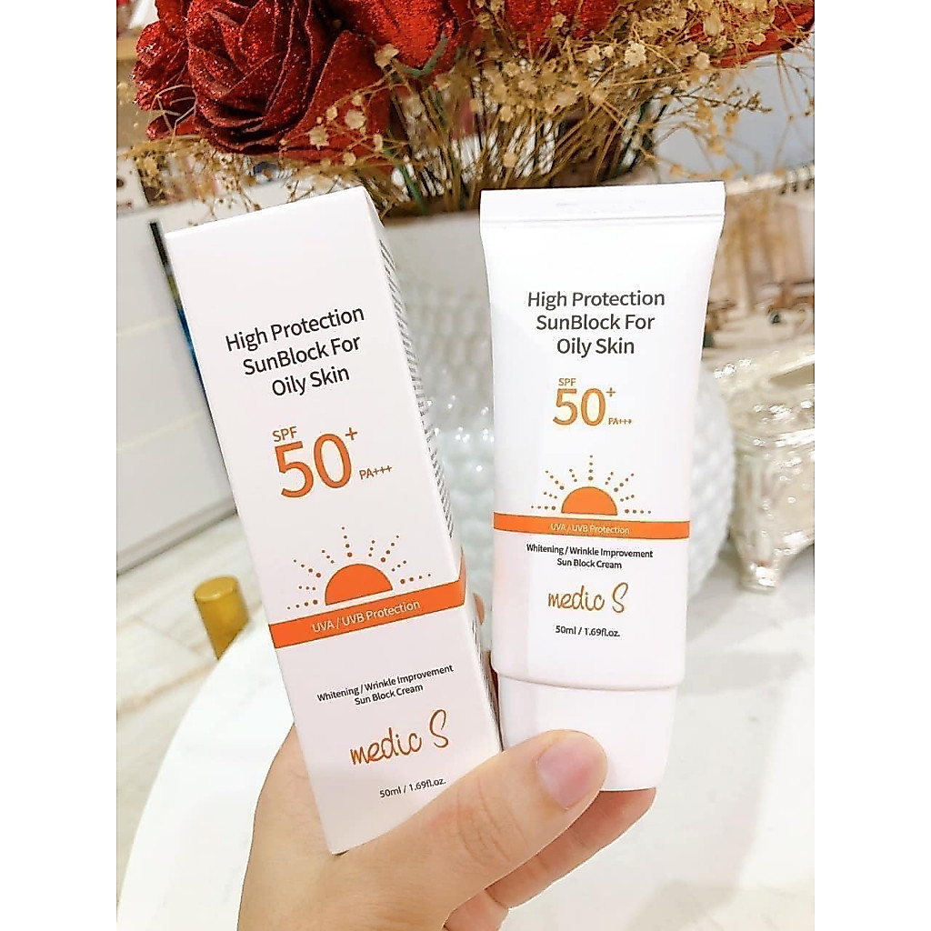 [Chính hãng] Kem chống nắng medic S 50g