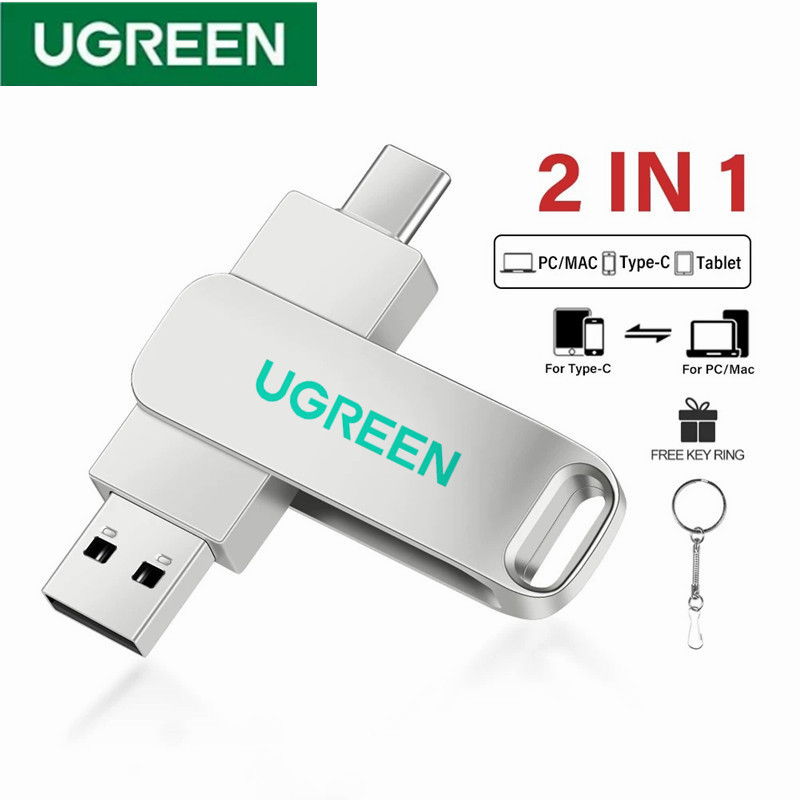 Ugreen OTG Usb Pen Drive 512GB 1TB 2TB TYPE-C Flash Drive PenDrive cho Android iPhone 15 / 16 / 17