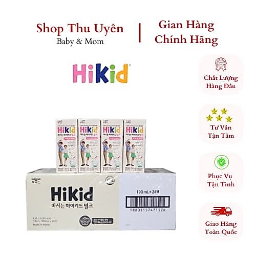 Sữa Công Thức Hikid Pha Sẵn Tiện Lợi Cho Trẻ Tăng Cao