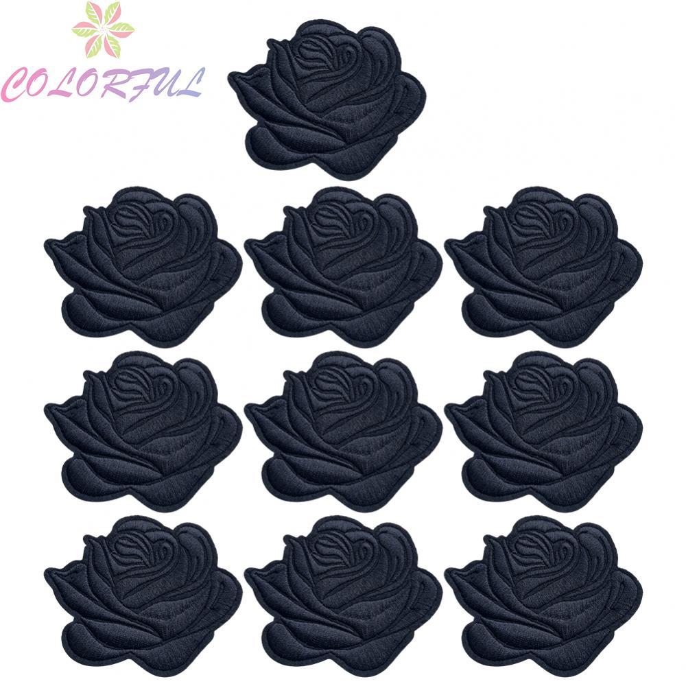 Embroidery Patches Fashion Floral Iron On Stylish Clothing Accessories