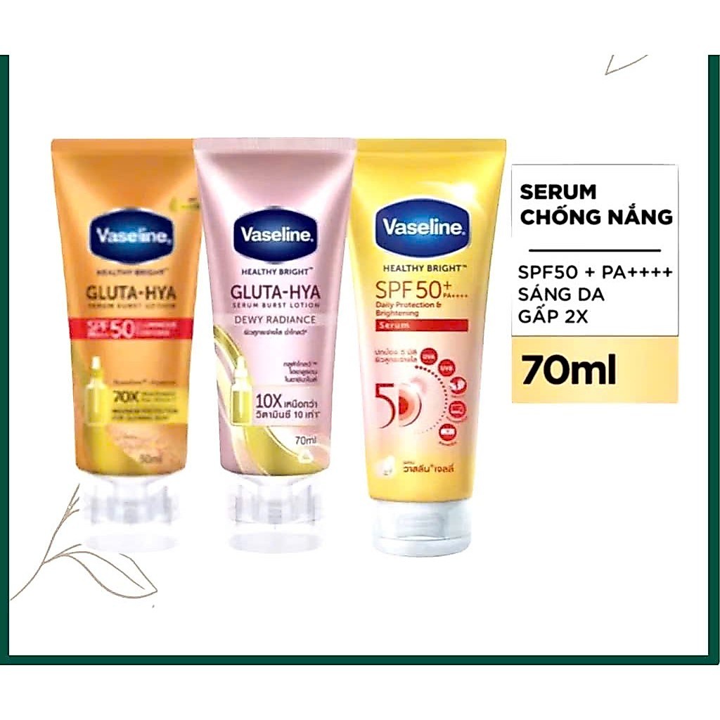 Serum Dưỡng Thể và Chống Nắng Vaseline 70ml