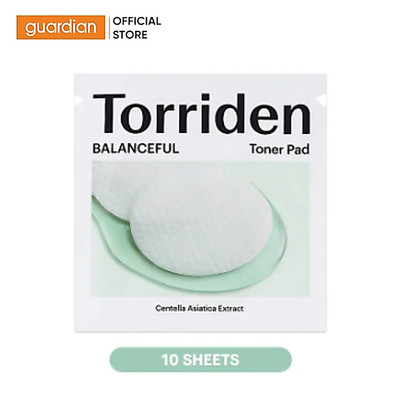 [HÀNG TẶNG KHÔNG BÁN] Nước Hoa hồng Dạng Miếng Dưỡng Ẩm Torriden Cica Toner Pad 10 Miếng