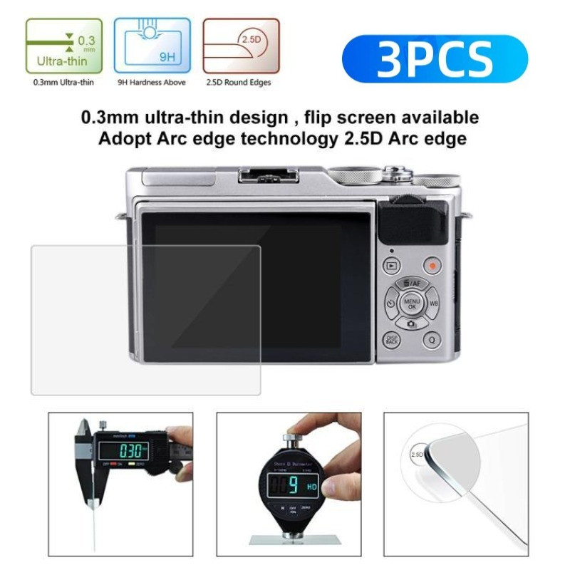 3 Máy Ảnh 9H Kính Cường Lực Cho Fujifilm instax-mini-LiPlay GFX-50S-II GFX-50S GFX-50R GFX-100S-II G