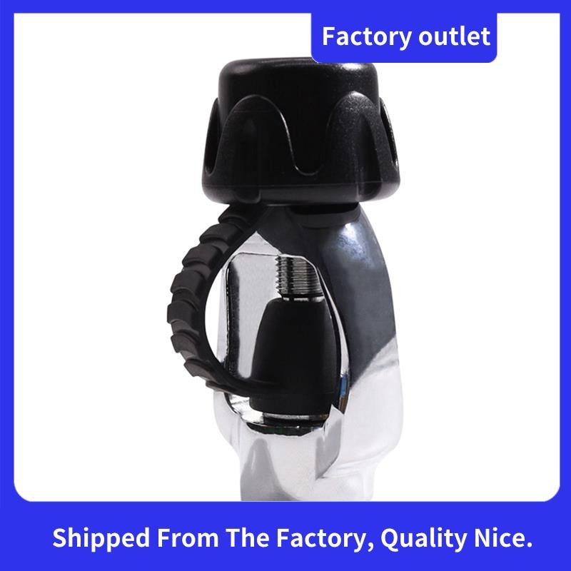 300Bar 4500Psi DIN To Yoke Bộ điều chỉnh Bộ chuyển đổi bình xăng Van nạp áp suất cao Trạm Din có nắp