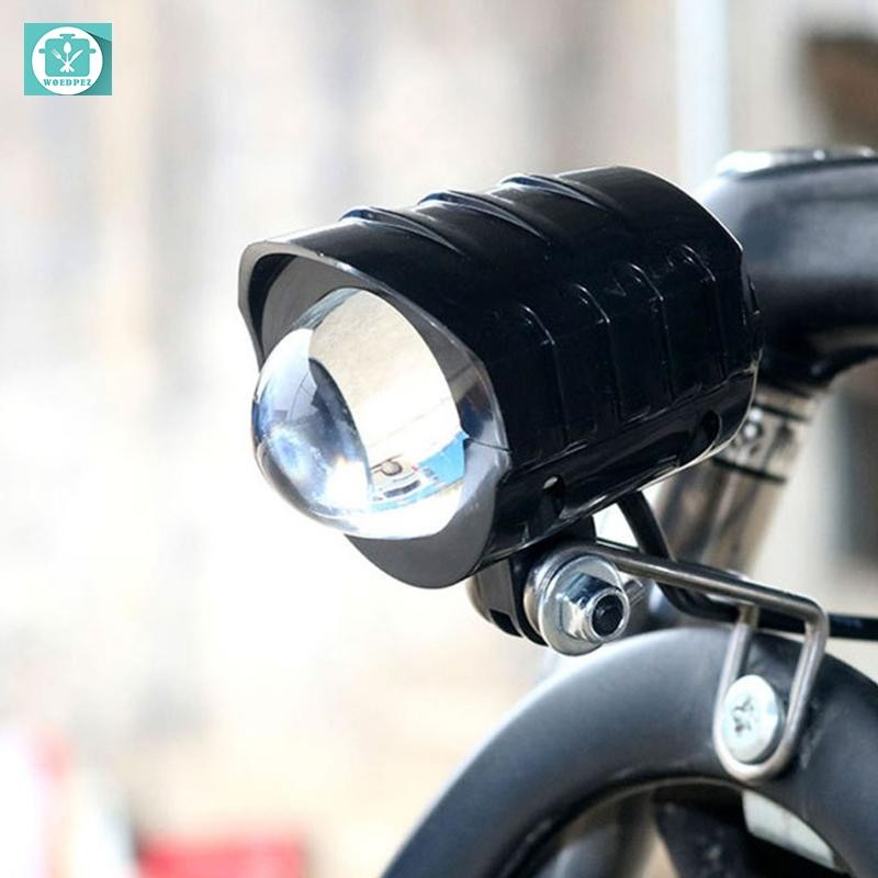Electric Bike LED Front Light E-Bike  2 in 1 Waterproof Horn Headlight