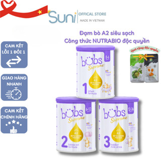 [Hoả Tốc HN] Sữa Bubs Supreme số 1,2,3 800Gr, Sữa đạm A2 date mới nhất hàng NK có tem phụ, cam kết chính hãng