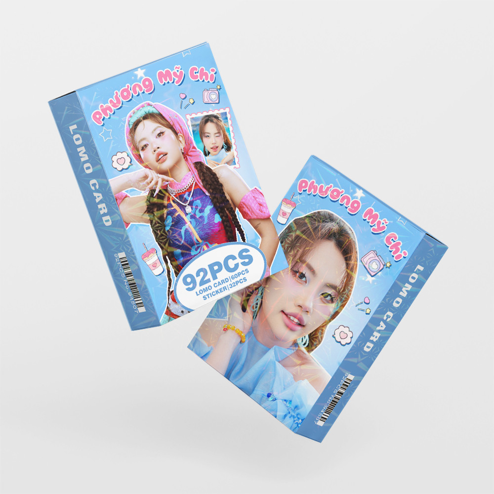 92 Cái / hộp Ngôi Sao Việt Nam EM XINH SAY HI PhươngMyChi Lomo Thẻ PhươngLy 52HZ LyHan Dán BichPhuon