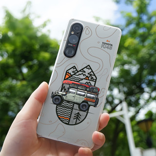  Dành cho Sony Xperia 1 II Xperia 1 III IV V Xperia 5 II Xperia 5 III Xperia 10 II III V TOYOTA FJ45 Vỏ điện thoại nửa cuộn cứng xe hơi mỏng chống sốc Sony Cover 