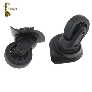 1 Cặp Bánh Xe Hành Lý Thay Thế Xe Đẩy Đa Năng Bánh Cố Định - Linh Hoạt Và A90