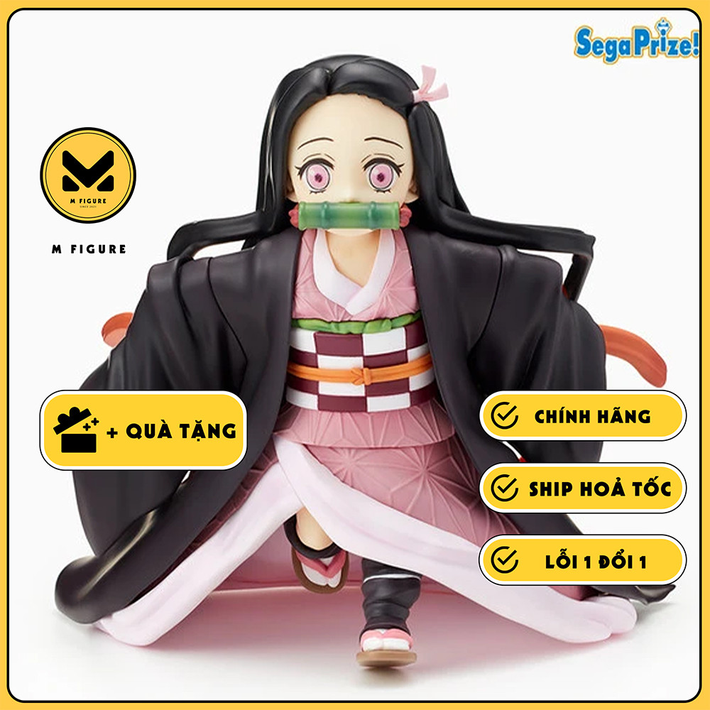 MÔ HÌNH Kamado Nezuko - Kimetsu no Yaiba - SPM Figure - Chiisaku Natta (SEGA)FIGURE CHÍNH HÃNG