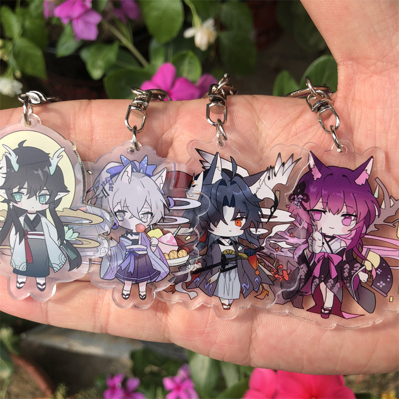 Game Honkai: Star Rail Blade Jing Yuan Kafka Luocha Keychain Accessories Anime Cosplay Pendant Prop 