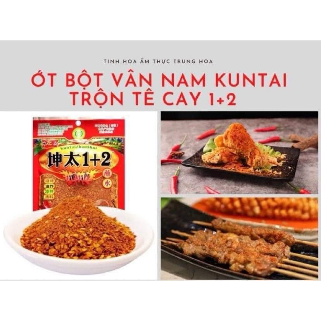 Combo 10 Gói Ớt  Bột 1+2 Gói nhỏ 40gr LOẠI XỊN, Chấm, Nướng, Ướp Đồ...Đa Năng